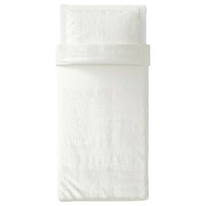 OFELIA VASS Duvet cover and pillowcase, white, Twin Size